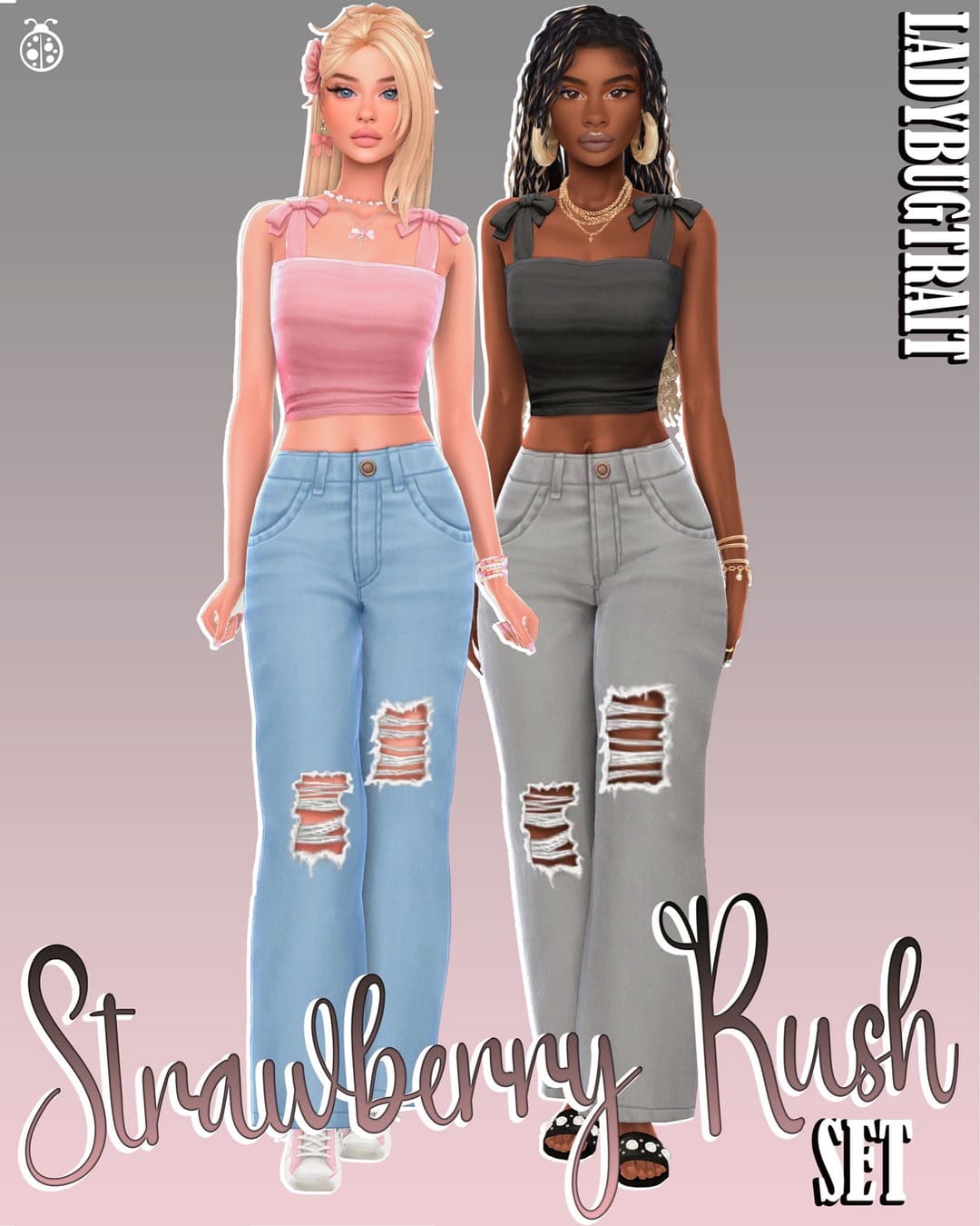 Скриншот мода Сет одежды Strawberry Rush Set